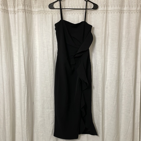 BARDOT RONA RUFFLE MIDI DRESS - Picture 3 of 8